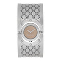 Stainless Steel 33mm Twirl Quartz Watch Brown