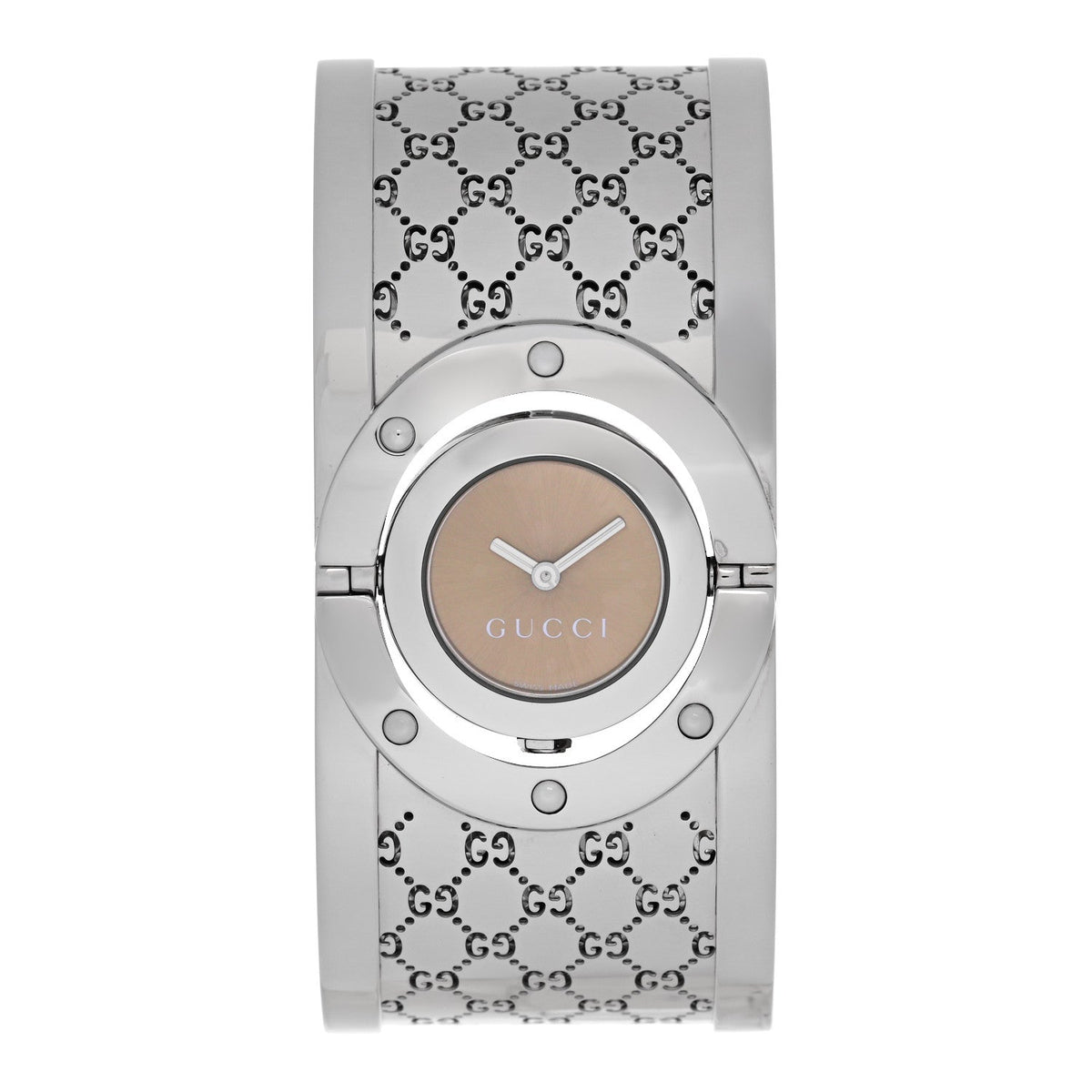 Stainless Steel 33mm Twirl Quartz Watch Brown
