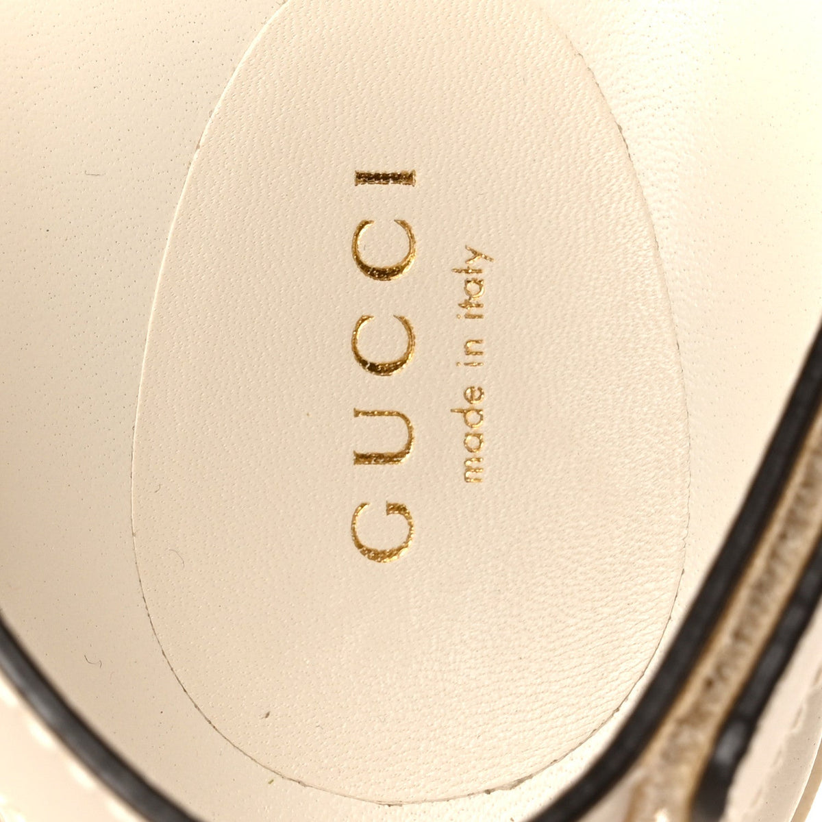 Cosmos Softy Calfskin Interlocking G Slingback Sandals 35.5 Mystic White