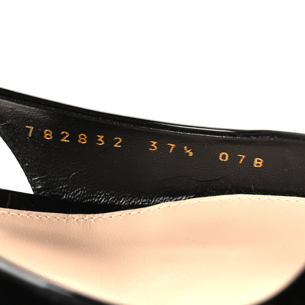 Patent Signoria 35mm Slingback Pumps 37.5 Black