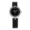 Stainless Steel Alligator Diamond 27mm De Ville Quartz Watch Black 424.13.27.60.51.001