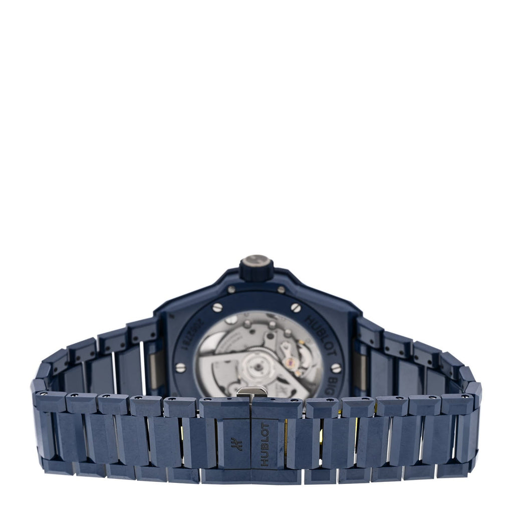 Ceramic 38mm Big Bang Integrated Time Only Automatic Watch Blue 457.EX.7170.EX