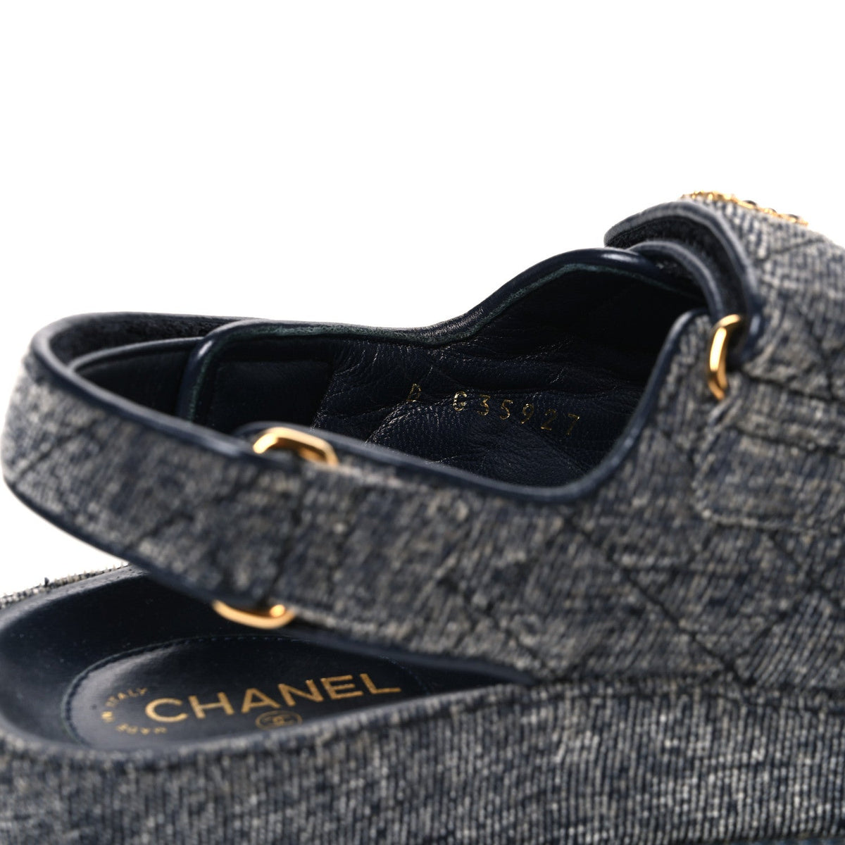 Velvet Velcro Dad Sandals 36 Grey