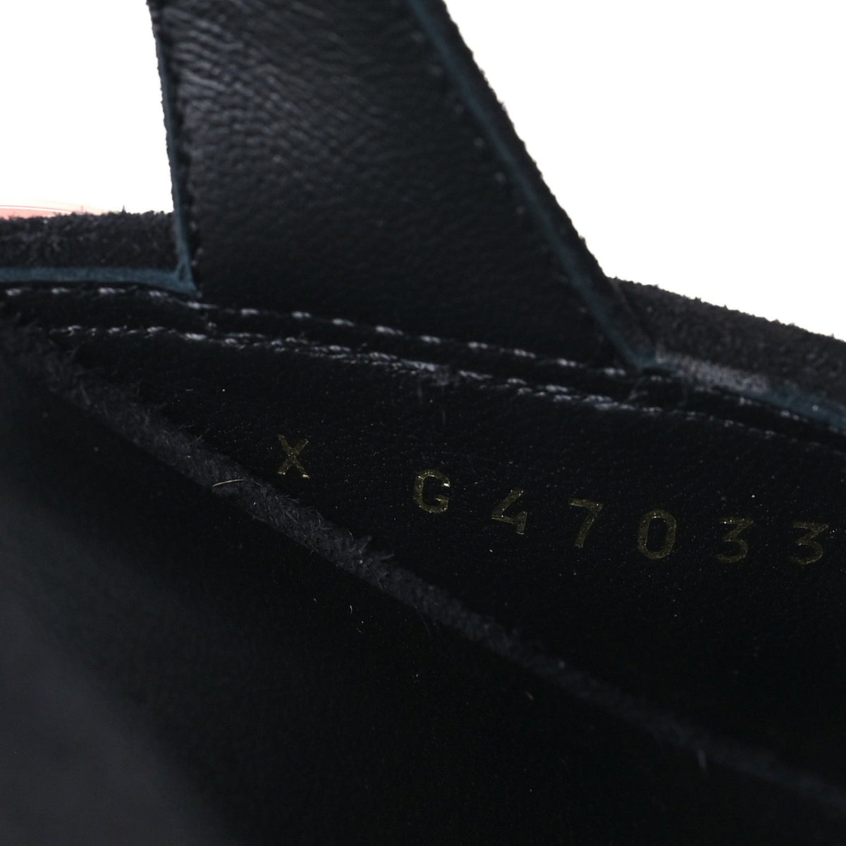 Suede Calfskin Slingback Loafers 38 Black