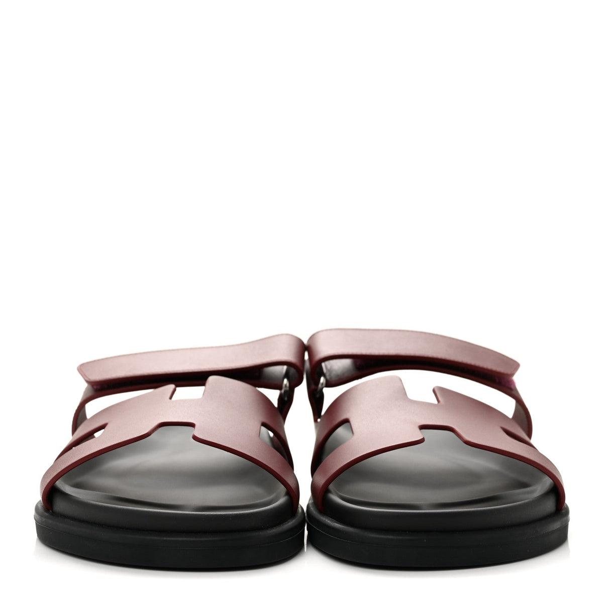 Calfskin Womens Chypre Sandals 39.5 Rouge H