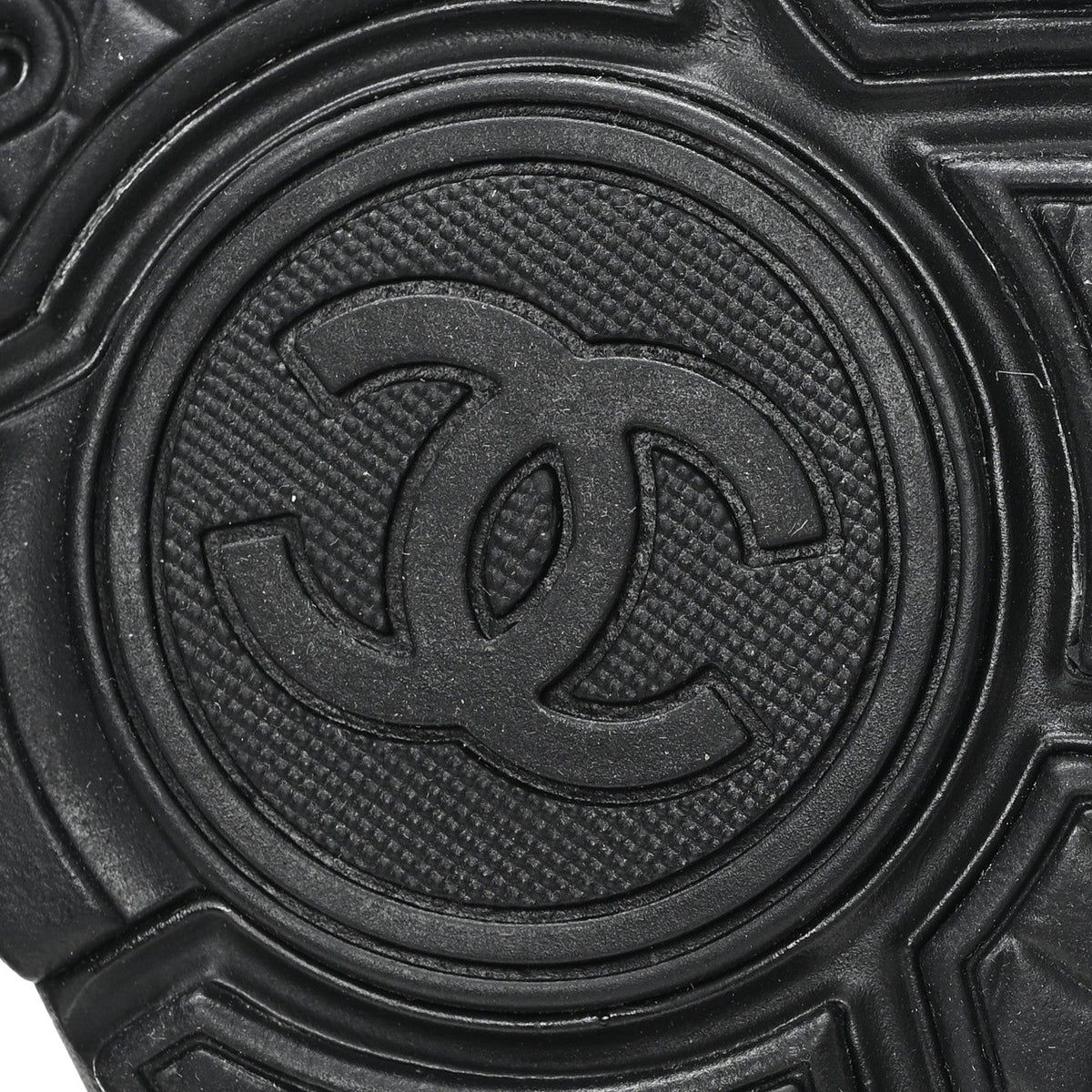 Lambskin Fabric CC Sneakers 36.5 Black