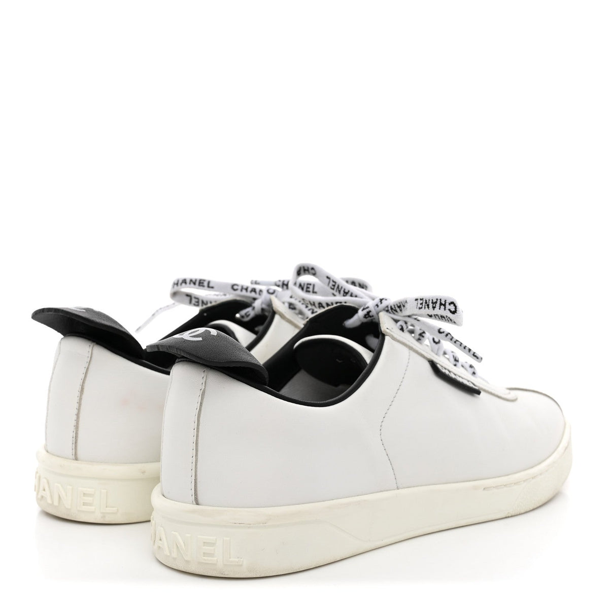 Calfskin CC Womens Sneakers 38.5 White 39.5 White