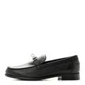 Calfskin Womens Destin Loafers 37.5 Black