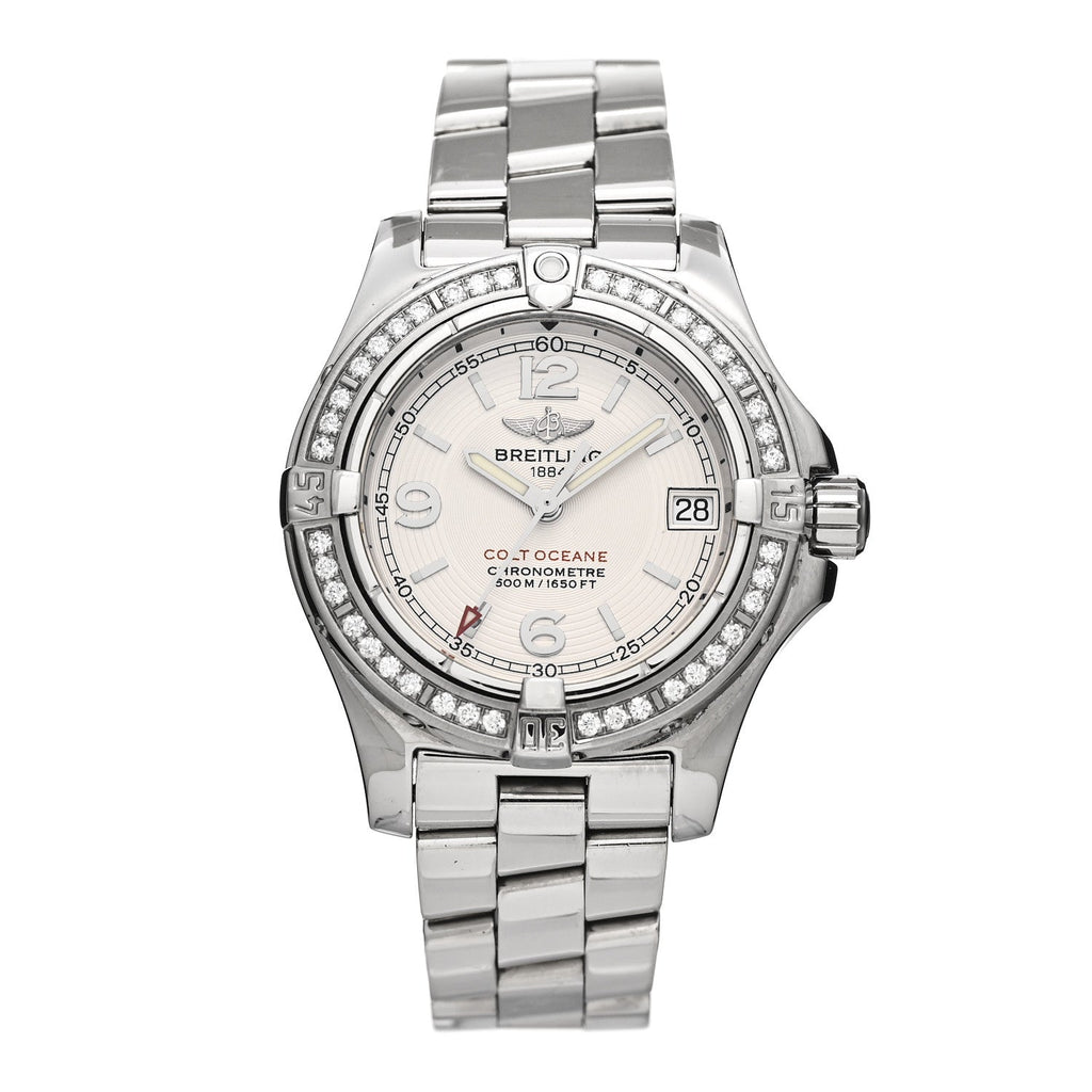 Stainless Steel Diamond 33mm Colt Oceane Quartz Watch A77380