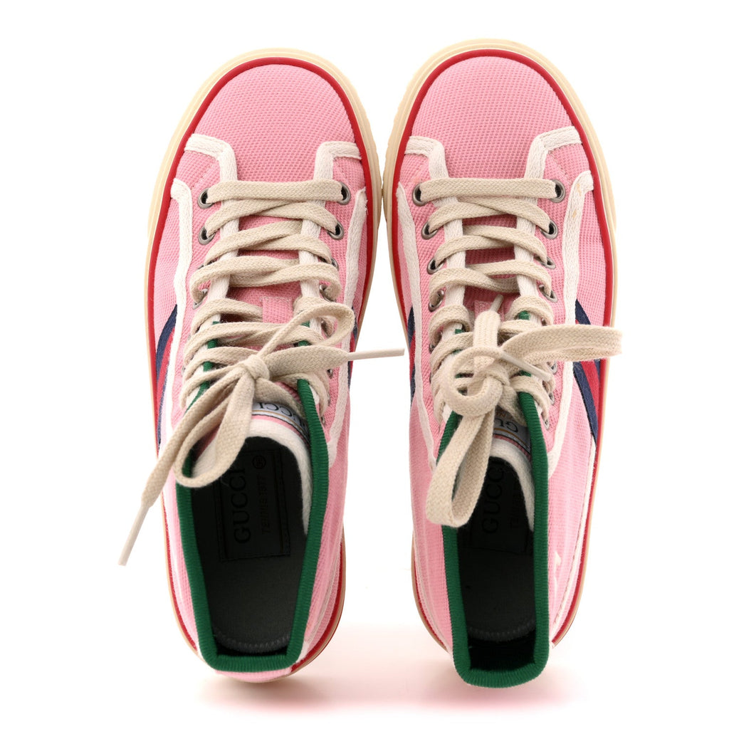 Canvas Web Womens 1977 Tennis High Top Sneakers 36 Wild Rose Mystic White