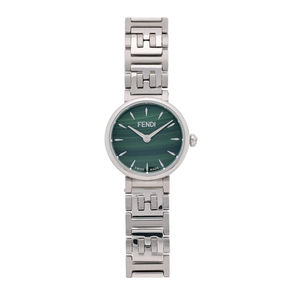 Stainless Steel 19mm Fendi Forever Quartz Watch Green