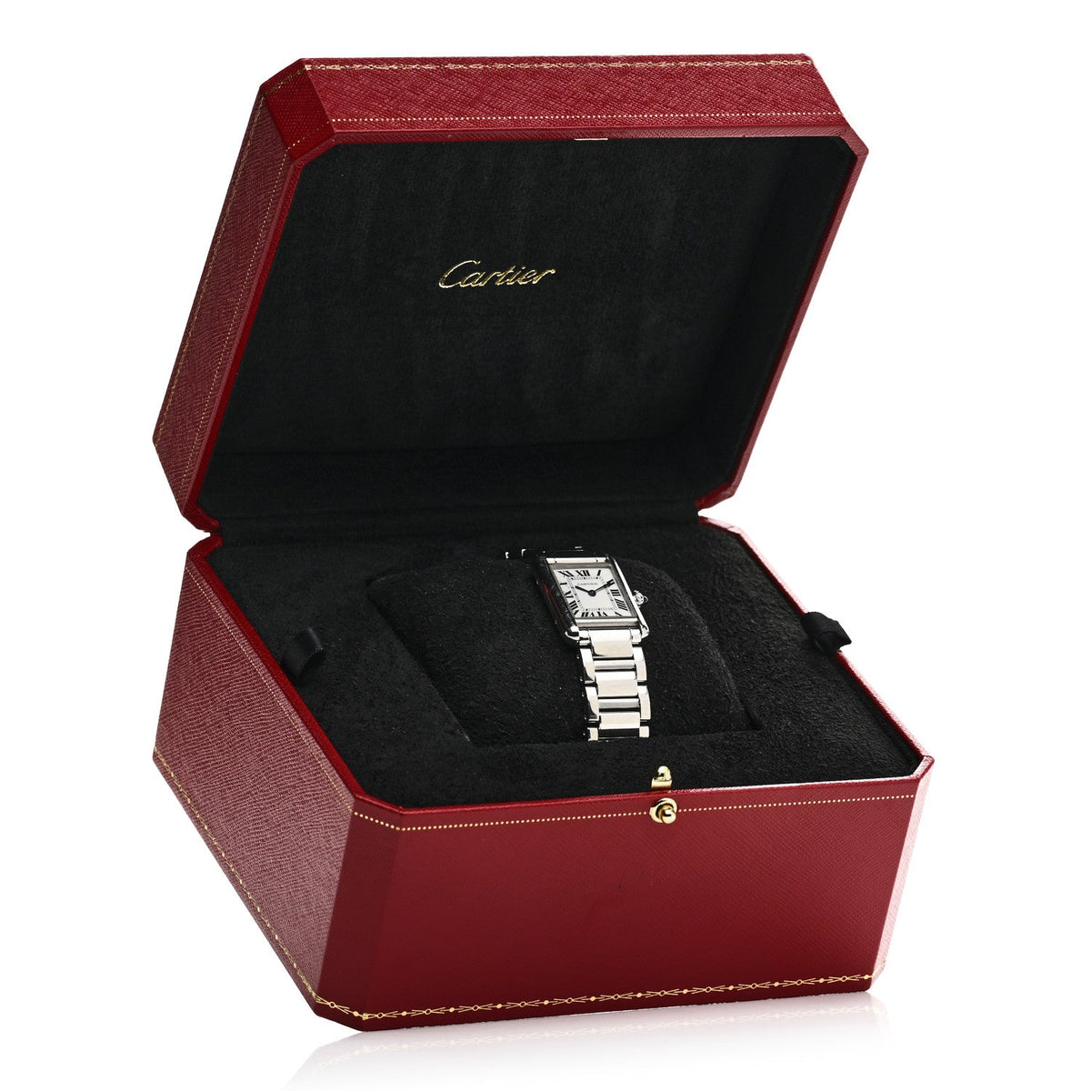 Stainless Steel 22mm Tank Must Quartz Watch