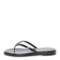 Goatskin CC Times Square Thong Sandals 37 Black