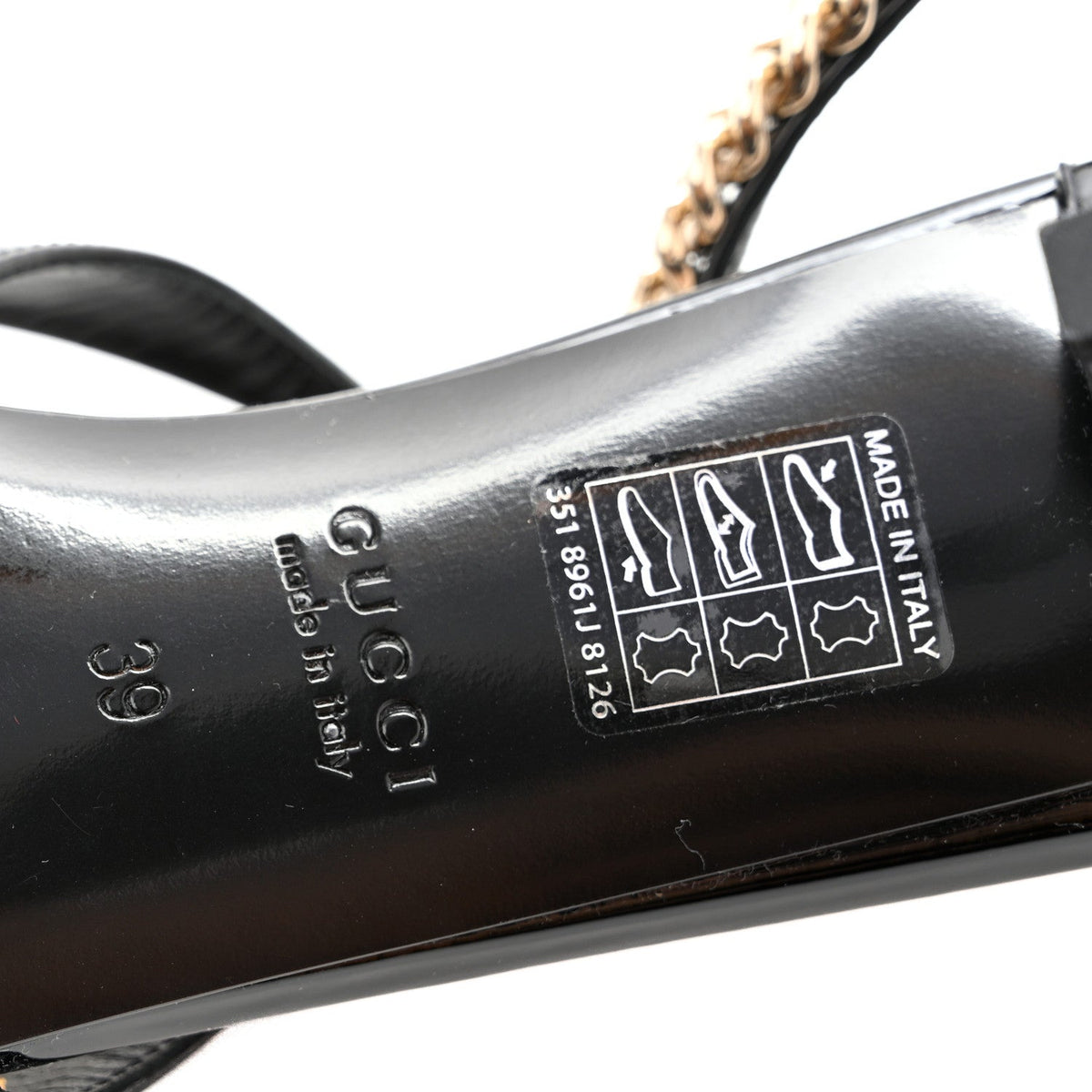 Patent Signoria 35mm Slingback Pumps 39 Black