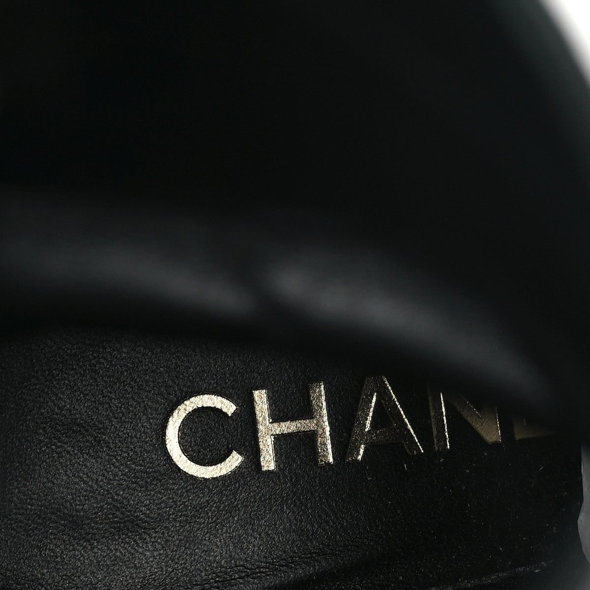 Calfskin Cap Toe High Boots 35 Black