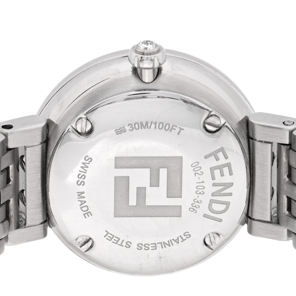 Stainless Steel 19mm Fendi Forever Quartz Watch Green