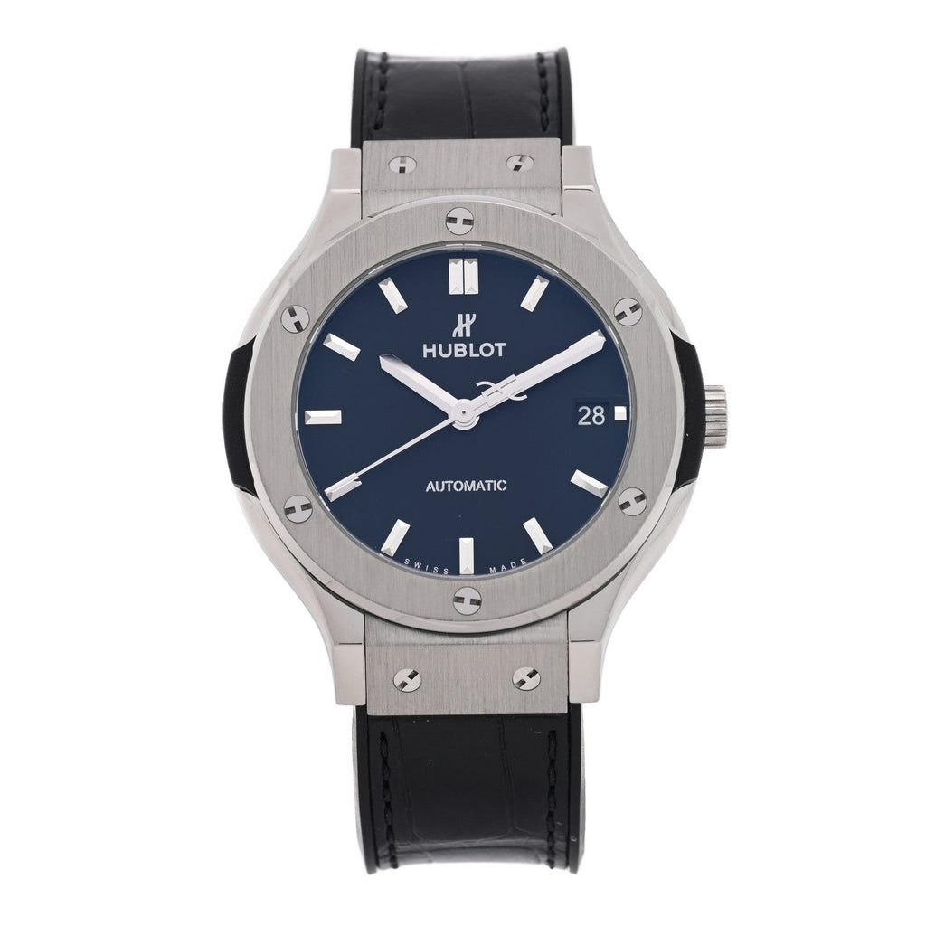 Titanium Alligator 38mm Classic Fusion Automatic Watch Black 565.NX.1171.LR