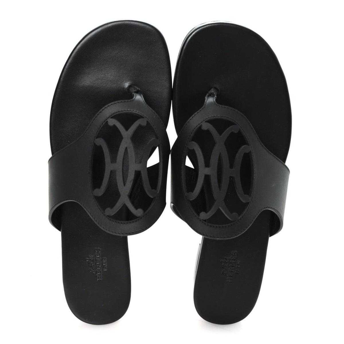 Calfskin Womens Mage Sandals 39 Black
