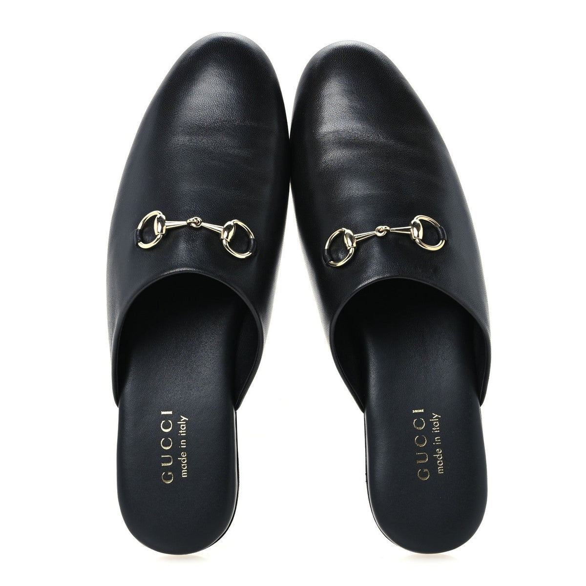 Nappa Annette Horsebit Slippers 39.5 Black