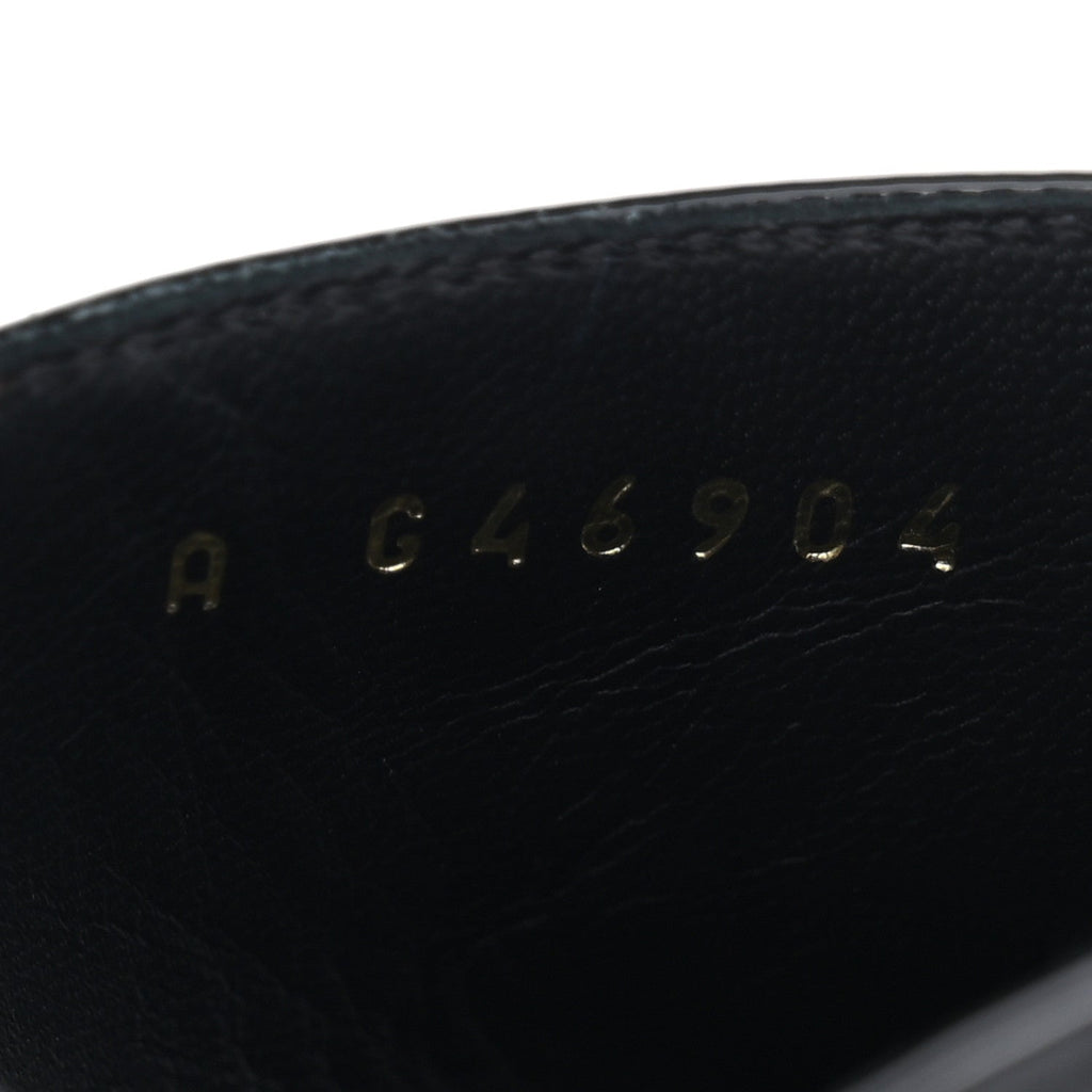 Patent Calfskin CC Mules 36.5 Black