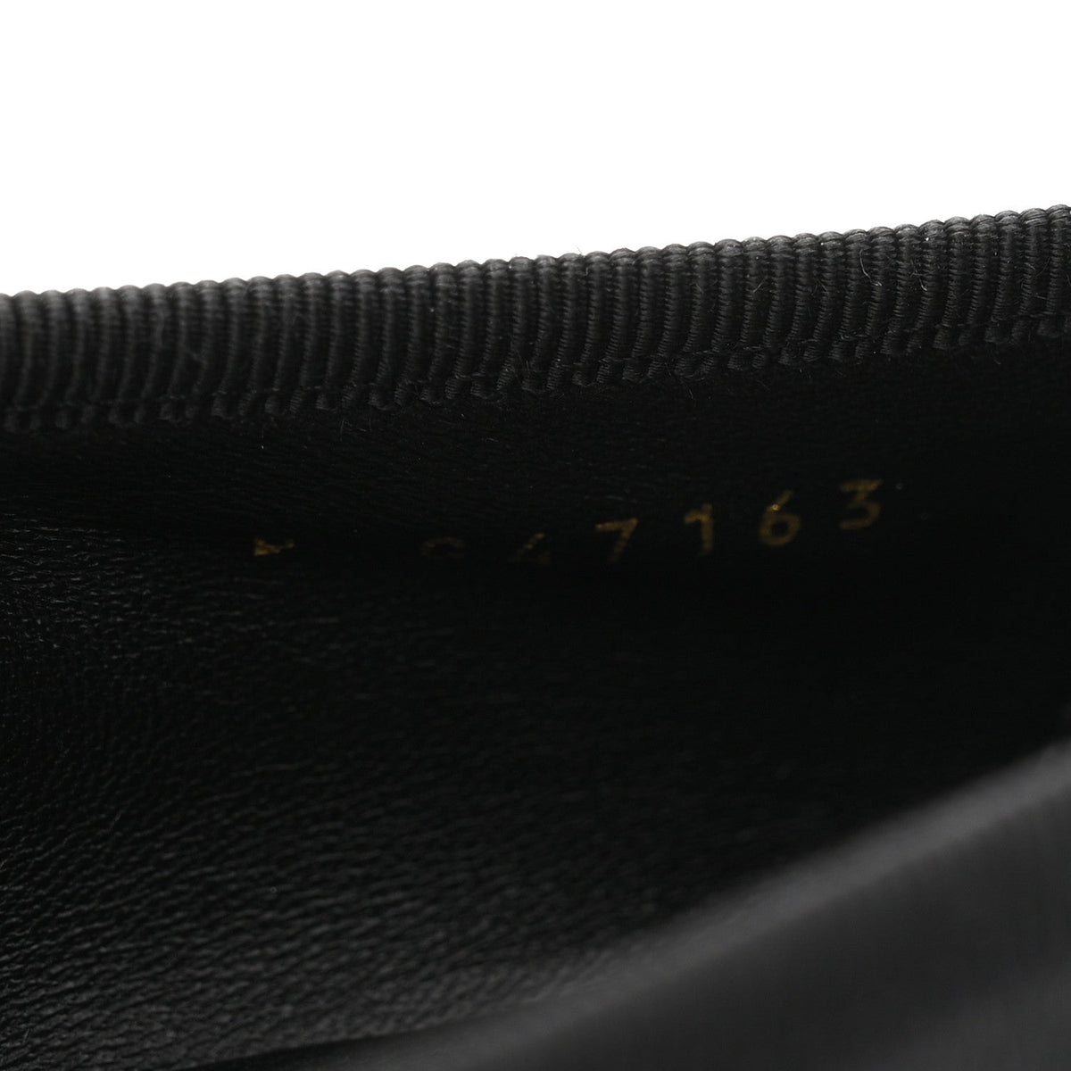 Lambskin Quilted CC Cambon Ballet Flats 38.5 Black White