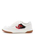Calfskin Patent Womens CC Sneakers 38 White Black Red