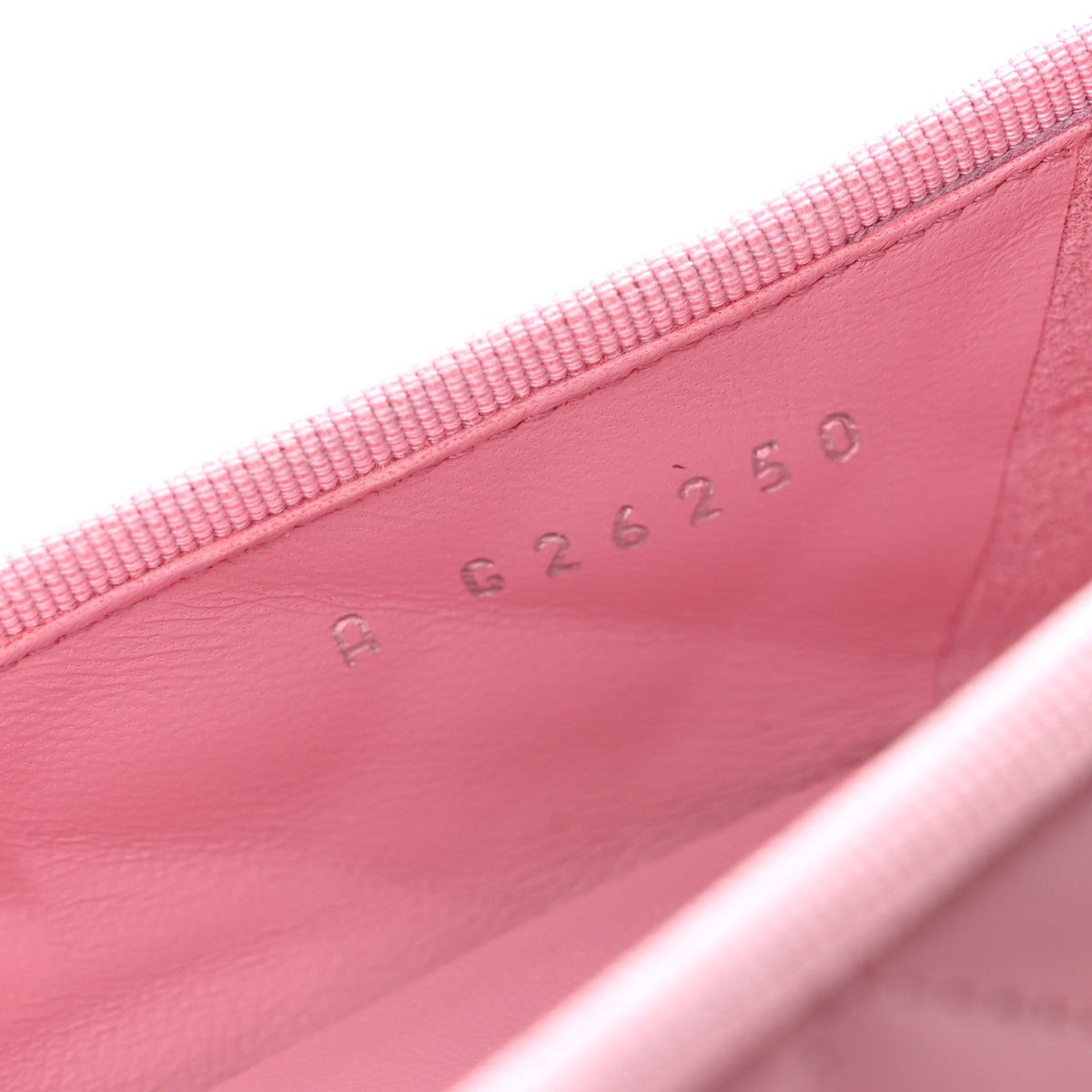 Lambskin Quilted CC Cap Toe Ballerina Flats 38 Pink Black