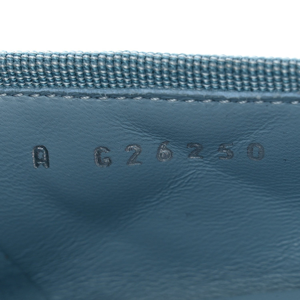 Lambskin Quilted CC Cap Toe Ballerina Flats 38.5 Blue