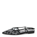 Tela Retino Kid Scamosciato Crystal GG Monogram Square G 35mm Slingback Pumps 38 Black
