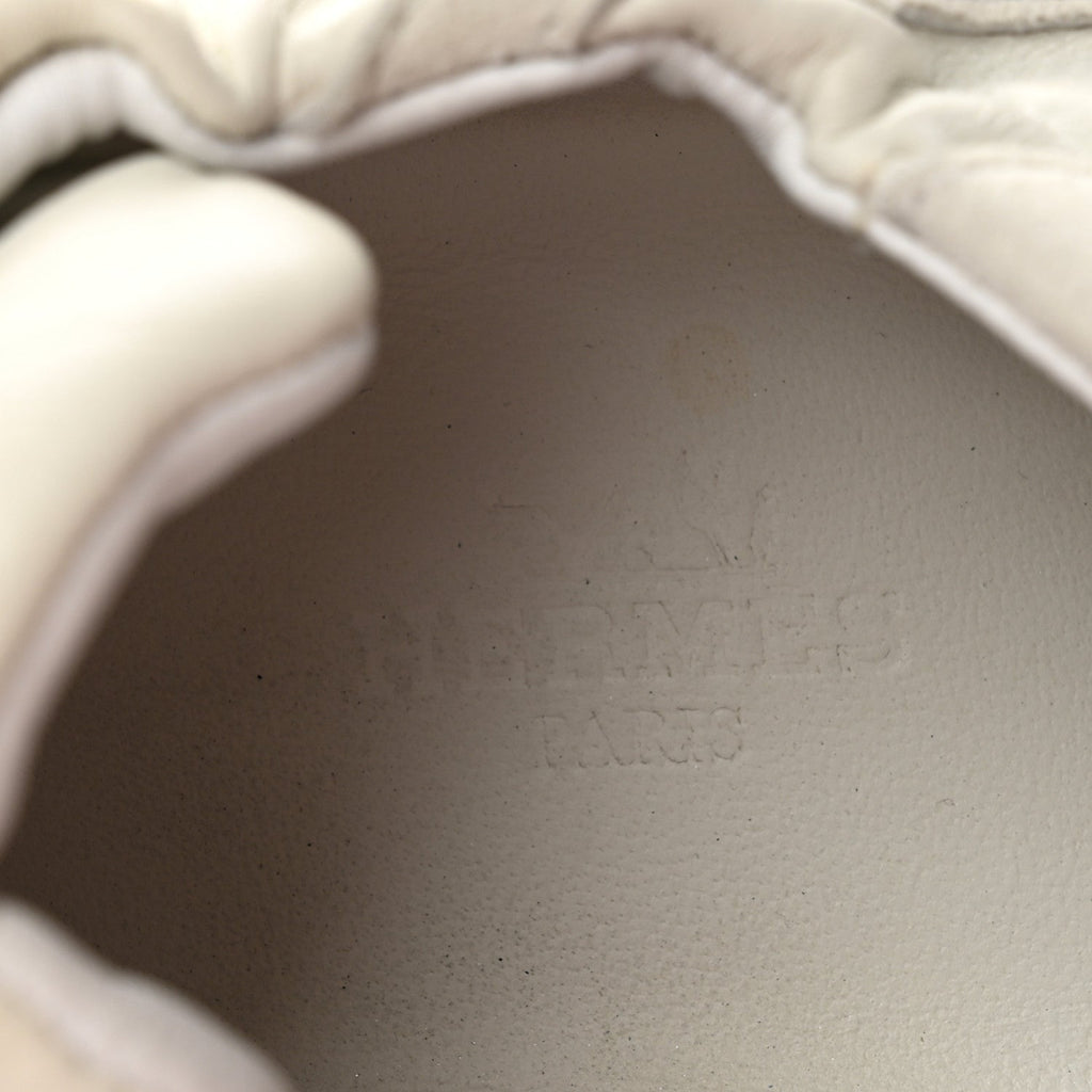 Nappa Suede Goatskin Jet Sneakers 38 White