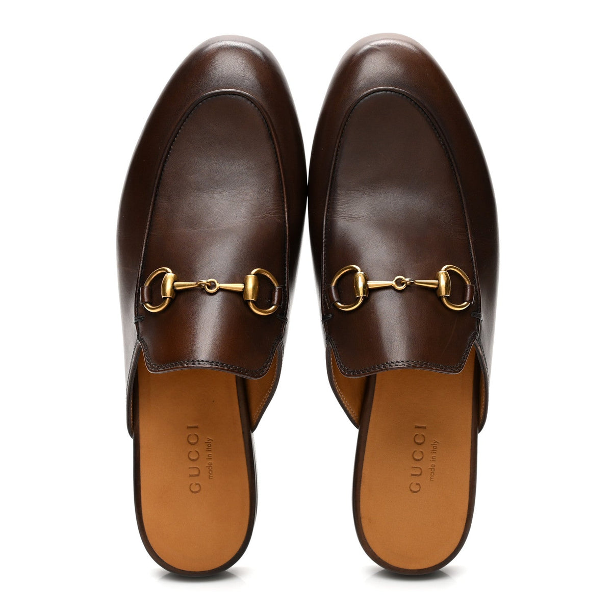 Calfskin Womens Princetown Slippers 35 Fondente Brown