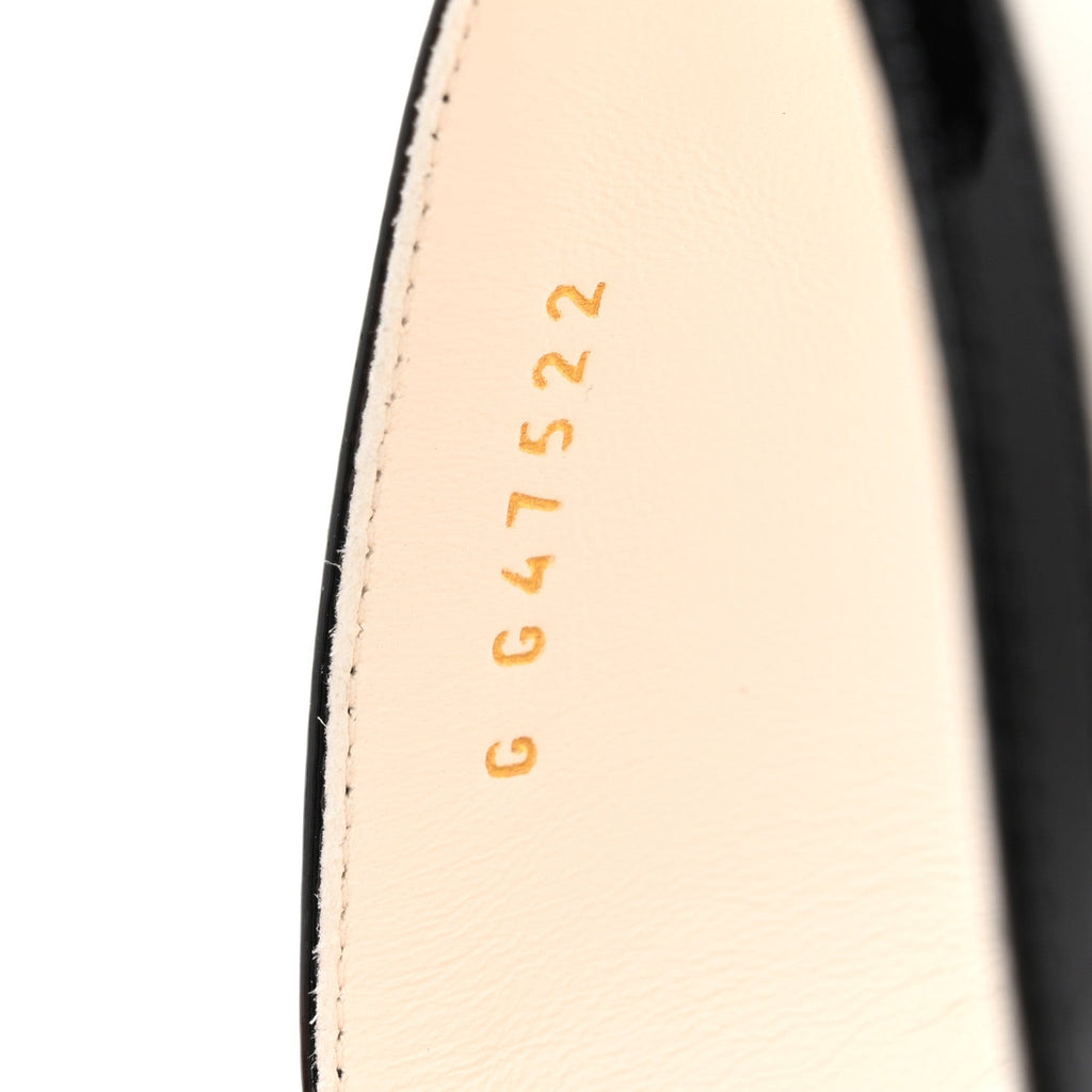 Lambskin Patent Calfskin CC Thong Sandals 38.5 White Black
