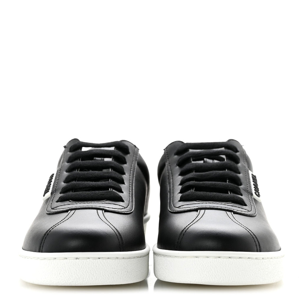 Calfskin CC Uniform Womens Sneakers 37 Black