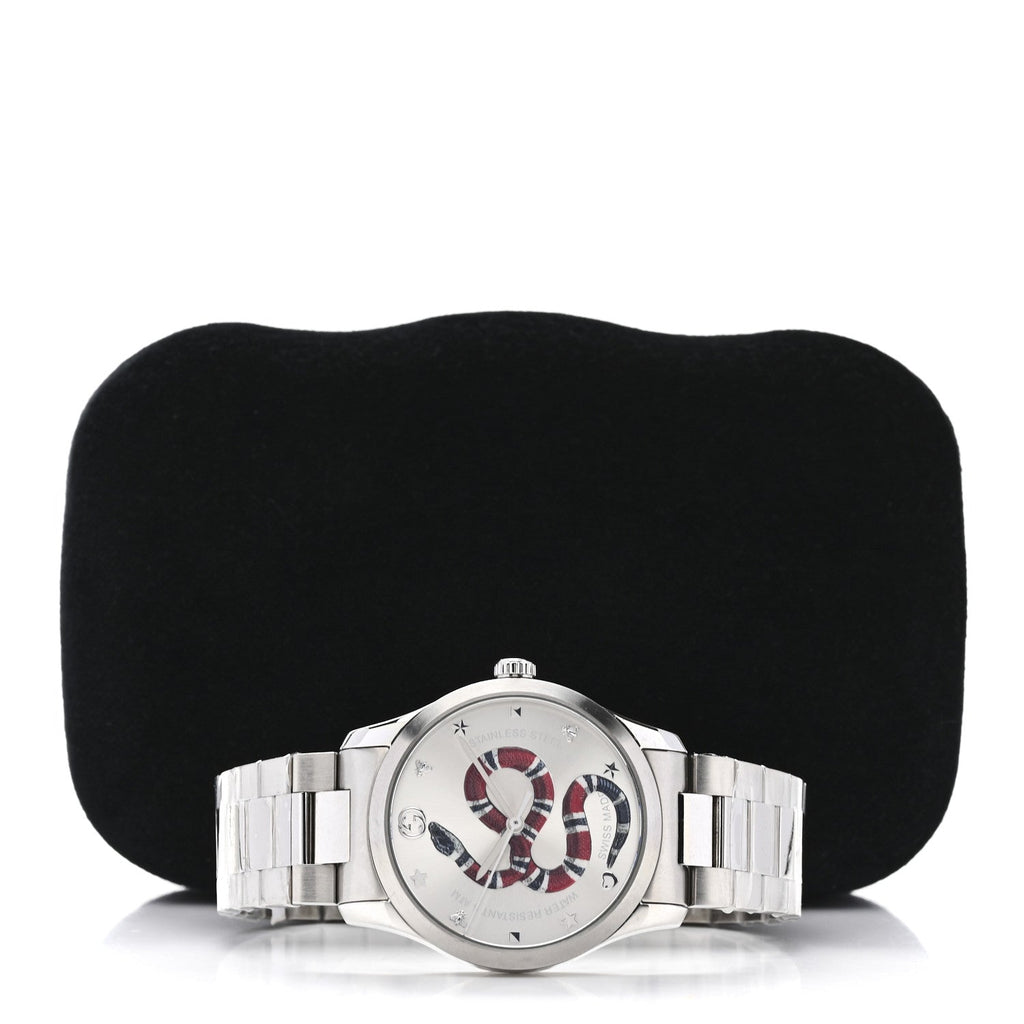 Stainless Steel 38mm G-Timeless Snake Quartz Watch