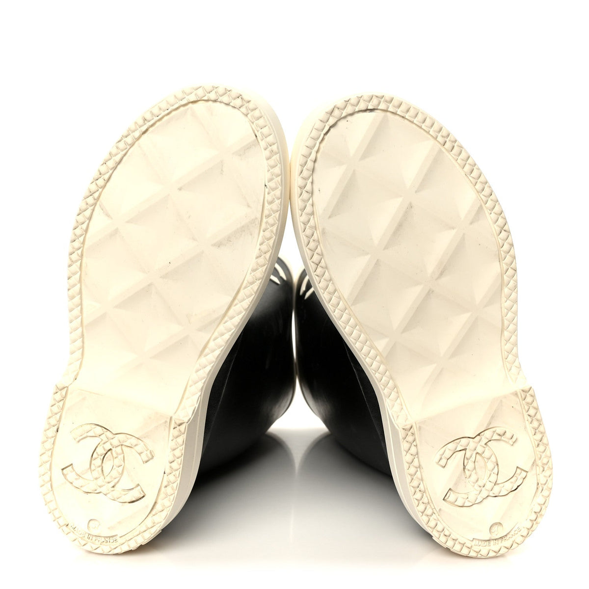 Caoutchouk CC High Boots 37 Black White