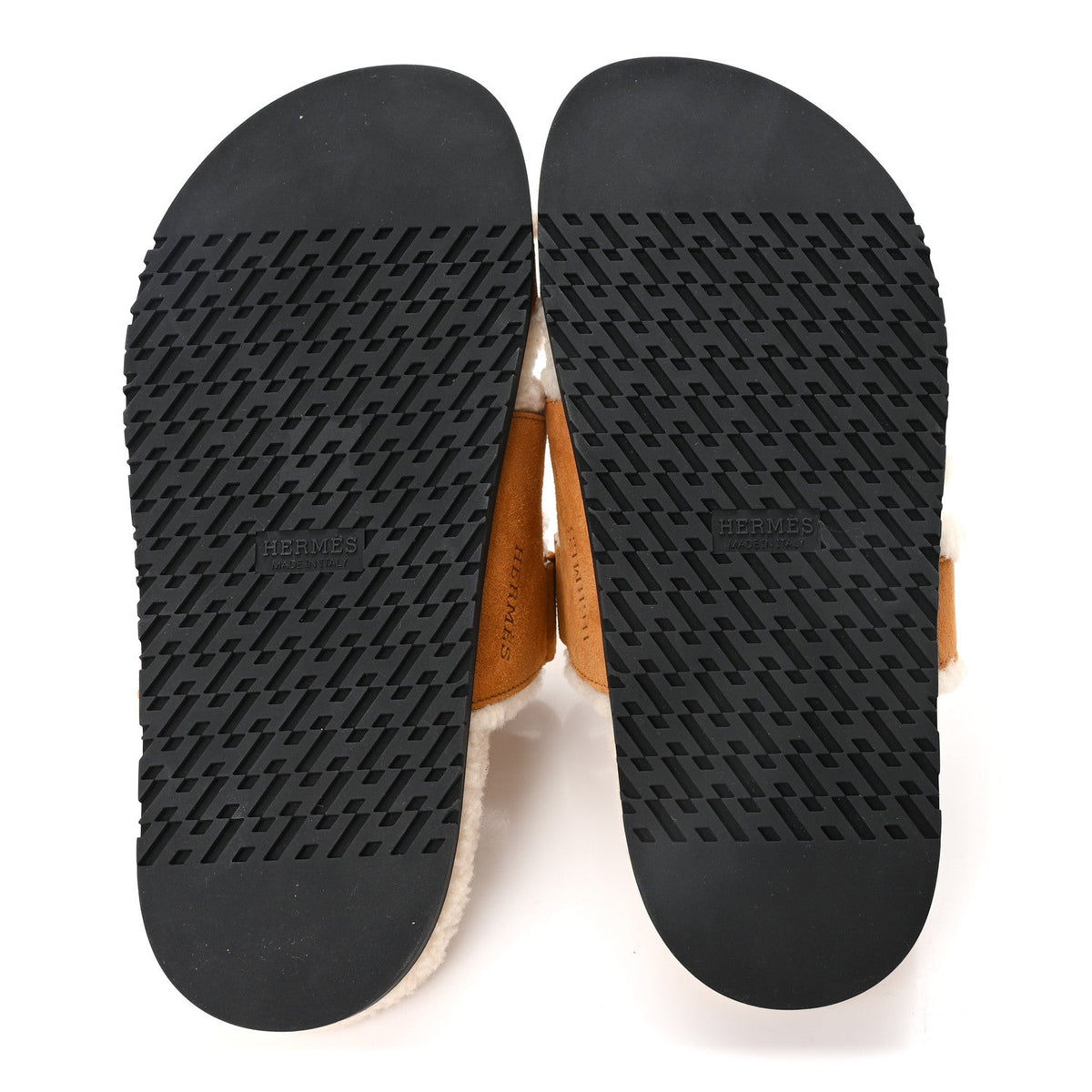 Suede Goatskin Woolskin Womens Chypre Sandals 37 Naturel Ecru