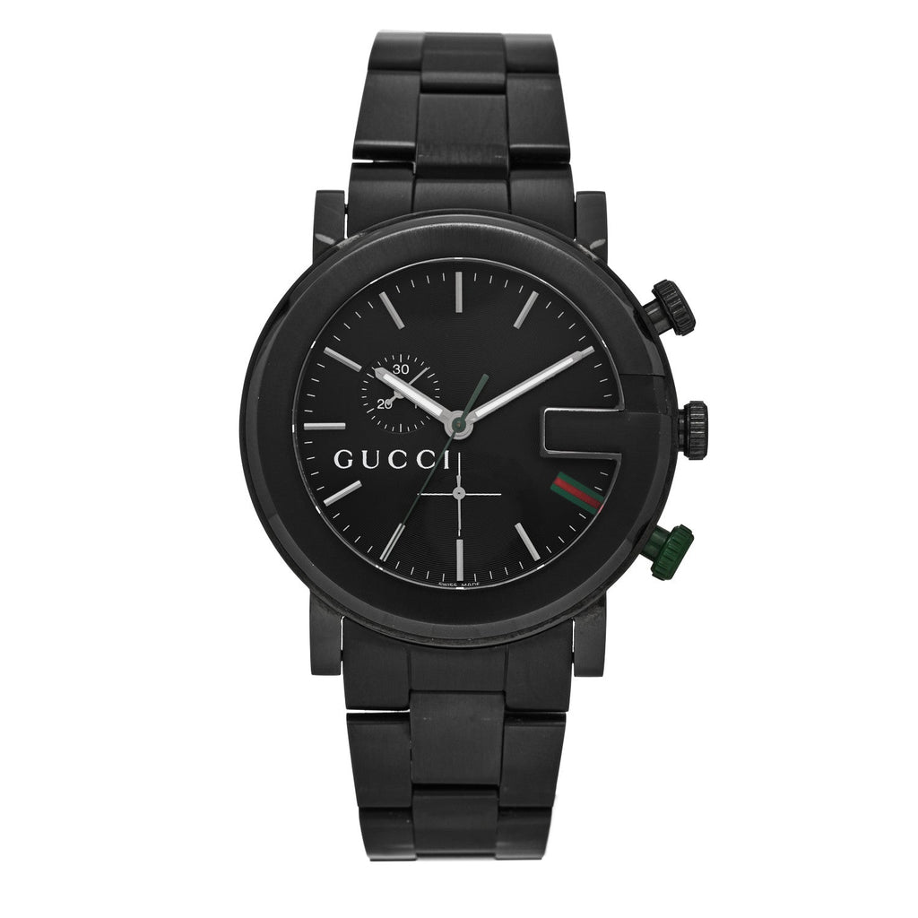 PVD Stainless Steel 44mm 101M G-Chrono Quartz Watch Black