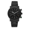 PVD Stainless Steel 44mm 101M G-Chrono Quartz Watch Black