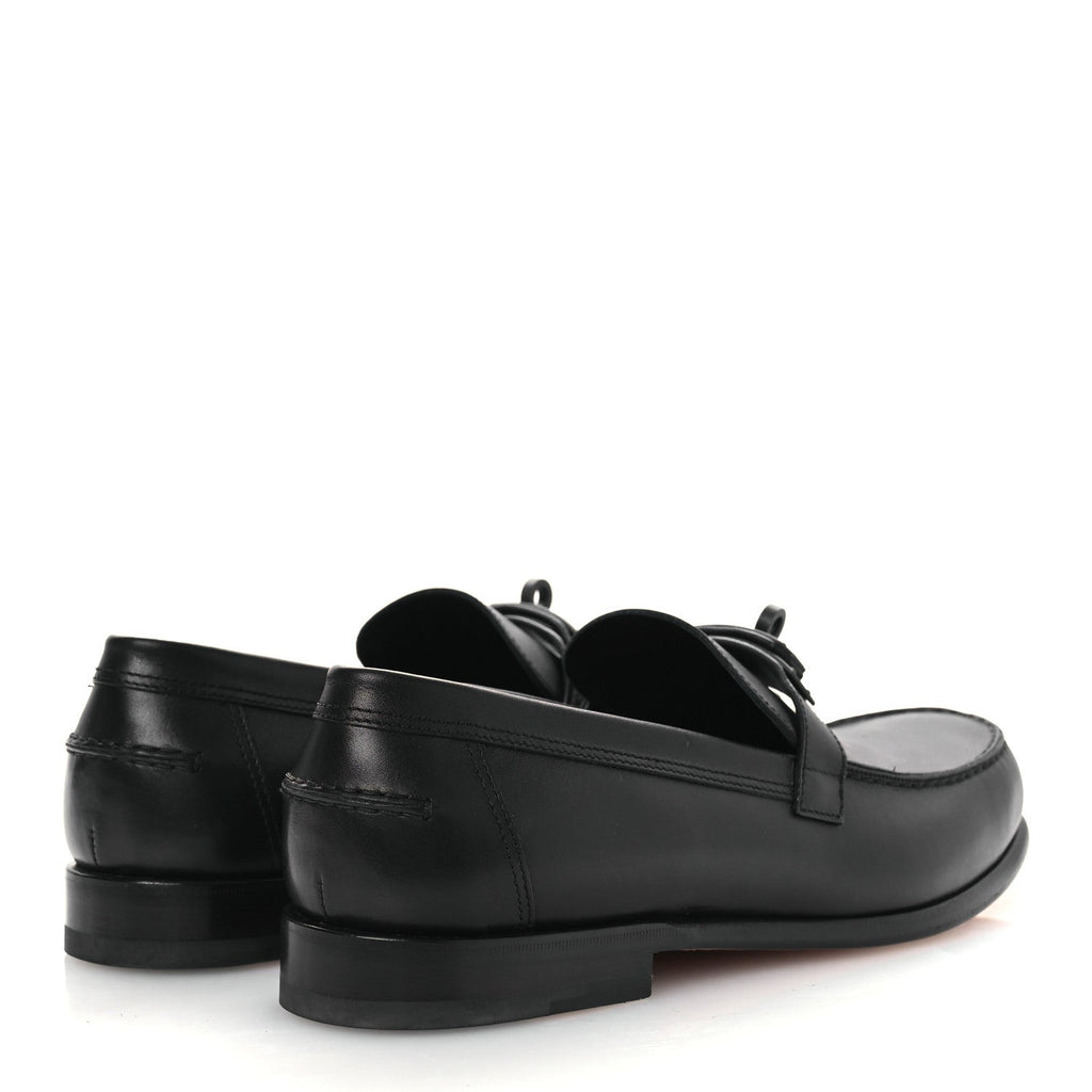Calfskin Destin Loafer 41 Black