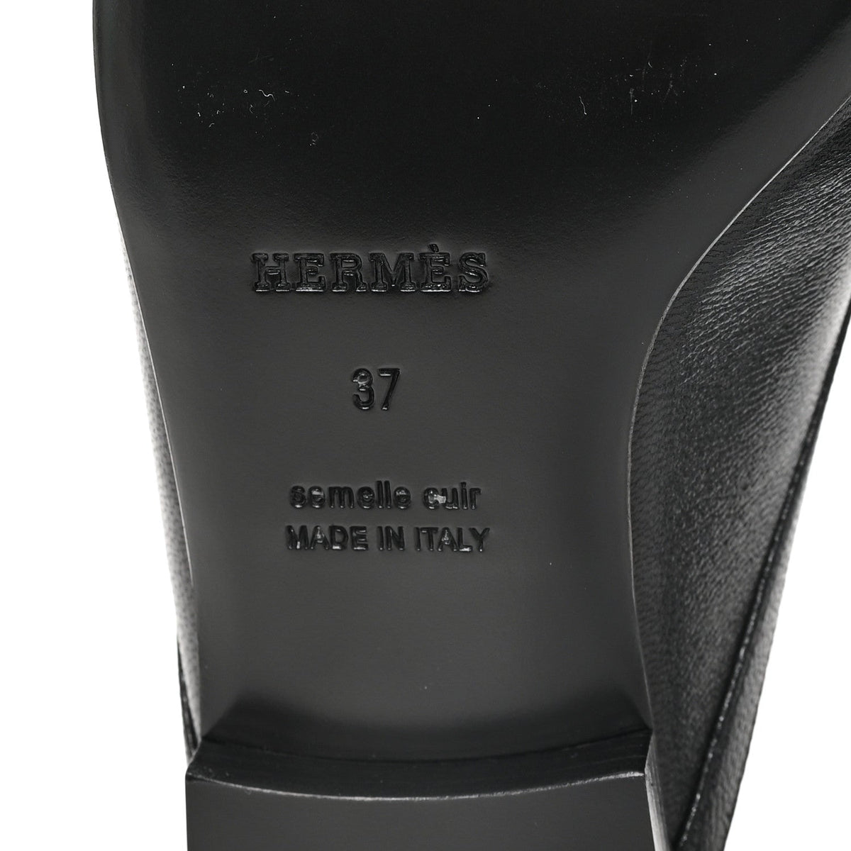 Goatskin Groupie Mules 37 Black