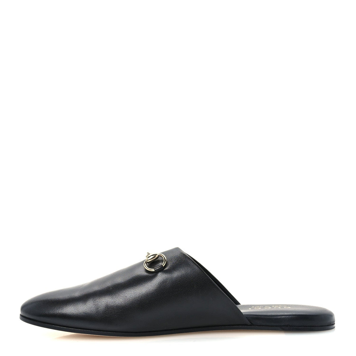 Nappa Annette Horsebit Slippers 39.5 Black