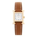 Stainless Steel Epsom 17.2mm Heure H Hour Quartz Watch Gold