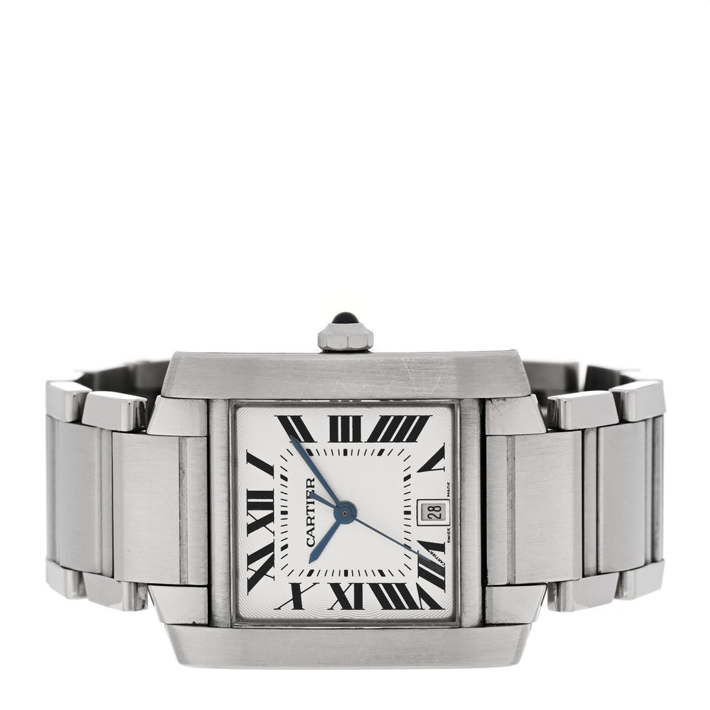 Stainless Steel 28mm Tank Francaise Automatic Watch