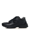 Lambskin Fabric CC Uniform Sneakers 37 Black
