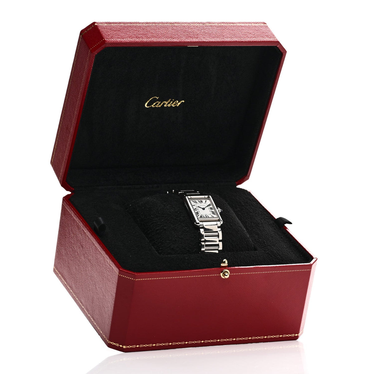 Stainless Steel 22mm Tank Must Quartz Watch