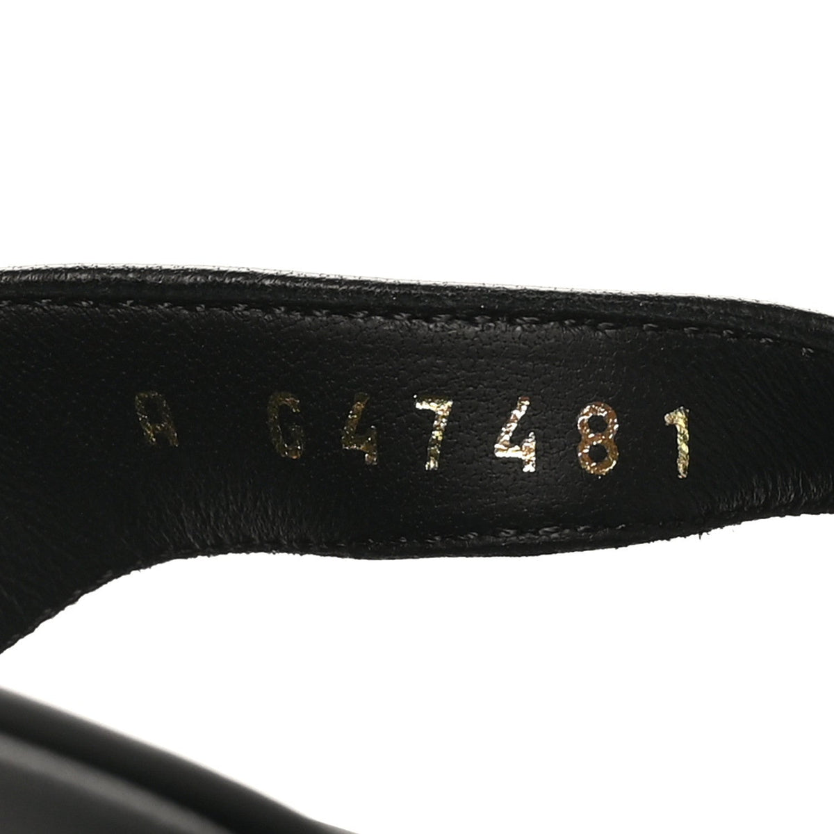 Lambskin CC Thong Sandals 37 Black