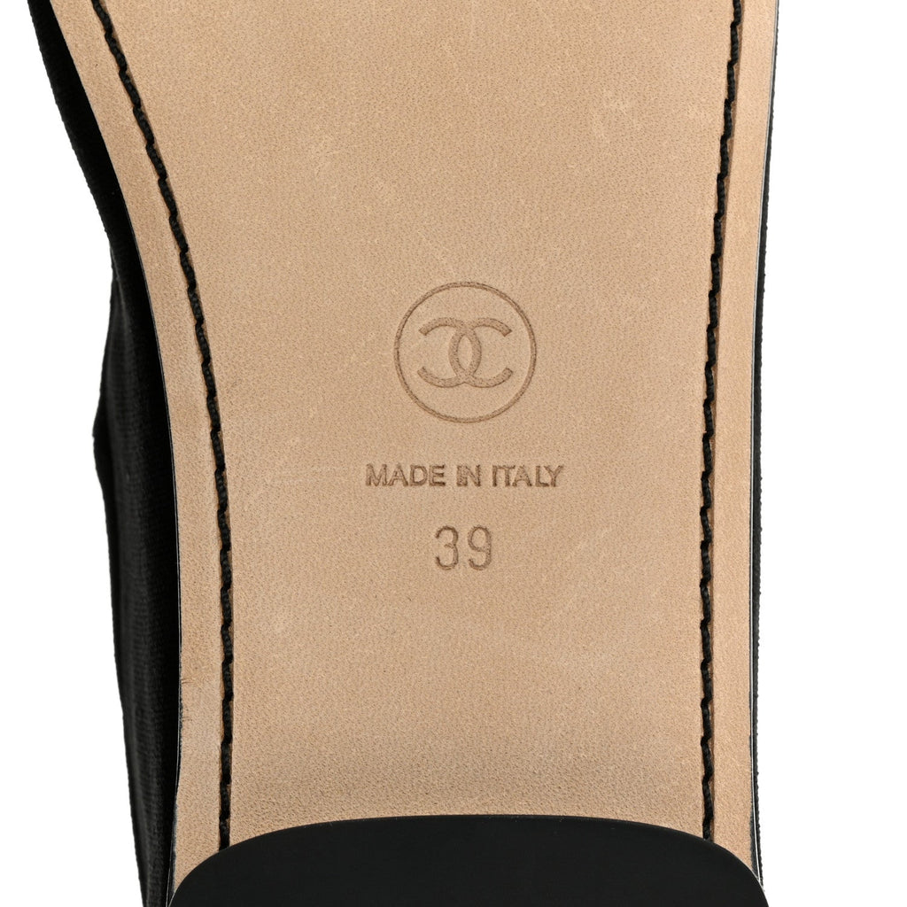 Velvet Mary Jane Flats 39 Black