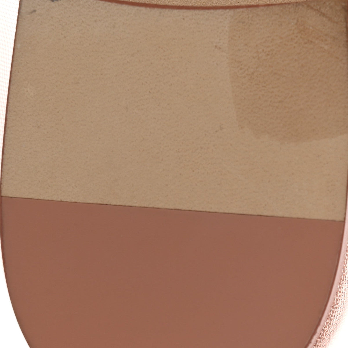 Mesh Grosgrain CC Cap Toe Ballerina Flats 37 Light Pink Dark Pink