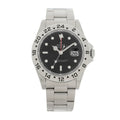 Stainless Steel 40mm Oyster Perpetual Date Explorer II Watch Black 16570