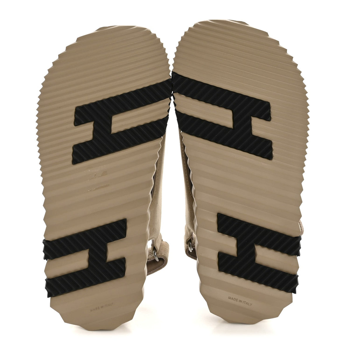 Suede Goatskin Junior Sandals 37.5 Beige Camel